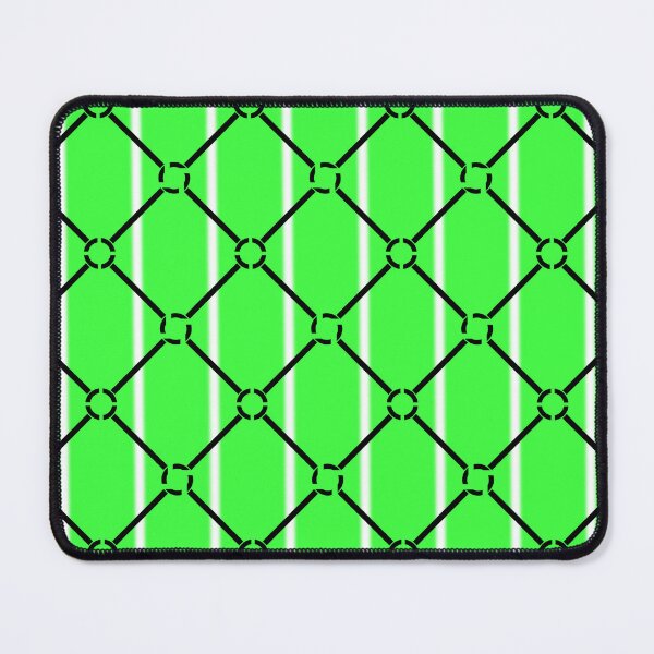 Item preview, Mint Stripes with Geometric Mesh Overlay designed and sold by rgbguy.
