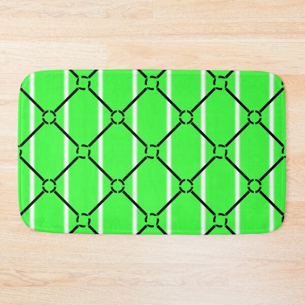 Item preview, Mint Stripes with Geometric Mesh Overlay designed and sold by rgbguy.