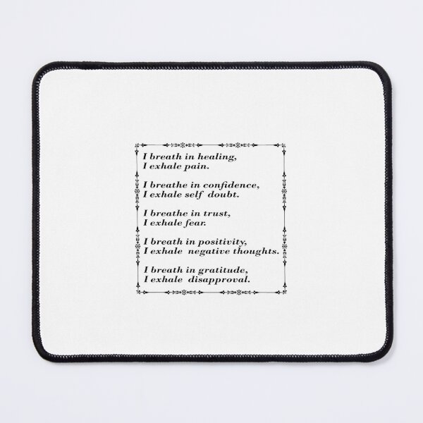 Item preview, Inhale Exhale Positive Affirmations and Inspirational Messages designed and sold by Inspirationmotivation.