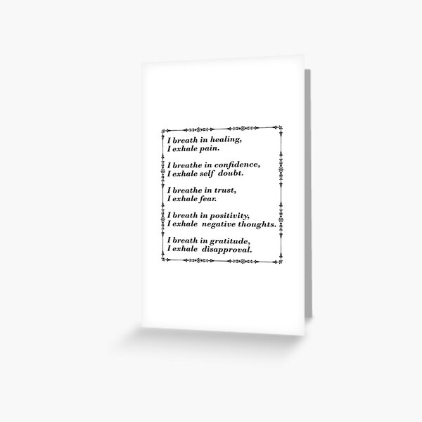 Artikel-Vorschau von Atmen Sie positive Affirmationen und inspirierende Botschaften ein, designt und verkauft von Inspirationmotivation.