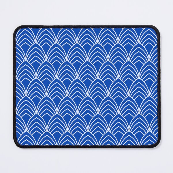 Item preview, Bright Blue And Chic White Art Deco Pattern designed and sold by DEC02.