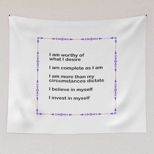 Item preview, Self Worth Positive Affirmations  Inspirational Self Help Motivational Words designed and sold by Inspirationmotivation.