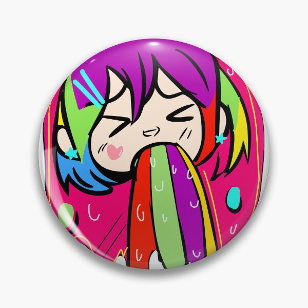 Item preview, Gothic Puke Rainbow Girl designed and sold by Nicheek.