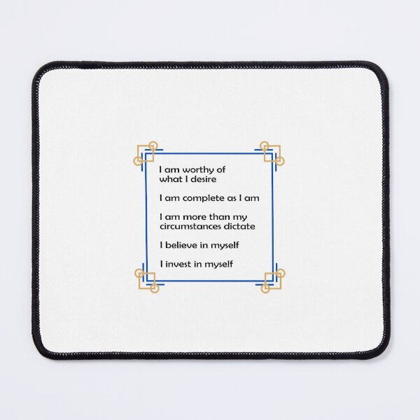 Item preview, Self Worth Positive Affirmations - Self Help Motivational Words designed and sold by Inspirationmotivation.