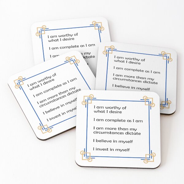 Item preview, Self Worth Positive Affirmations - Self Help Motivational Words designed and sold by Inspirationmotivation.