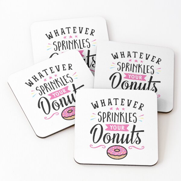 Item preview, Whatever Sprinkles Your Donuts Typography designed and sold by Brogress Project.