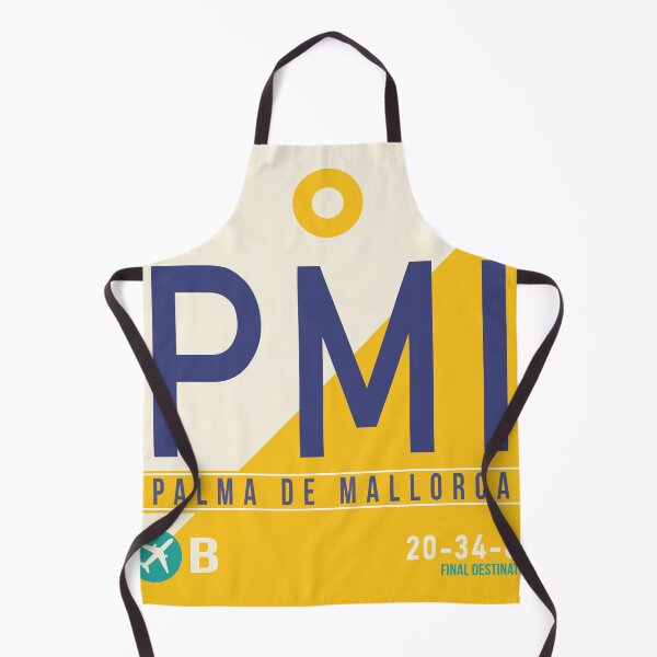 Artikelvorschau, Mallorca PMI - Luggage Tag Airport Palma De Mallorca entworfen und verkauft von Cockpitstore.