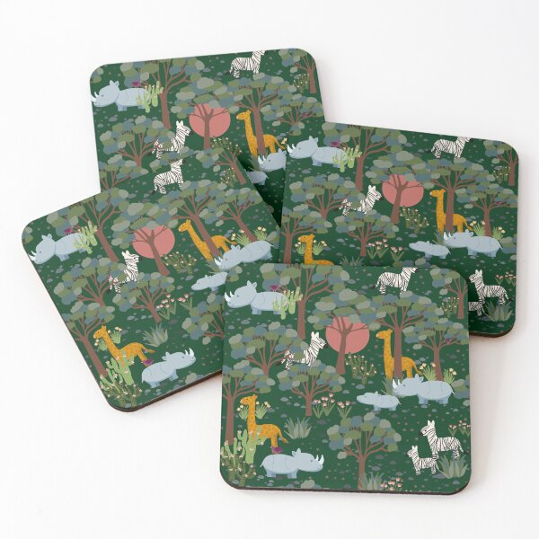 Item preview, Jungle Friends Green Day designed and sold by ALEXIA SPEEKS.