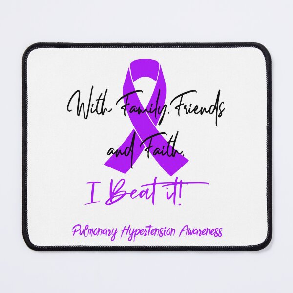 Item preview, Pulmonary Hypertension Warrior - With Family, Friends, and Faith - I BEAT IT! designed and sold by Robbsyn.