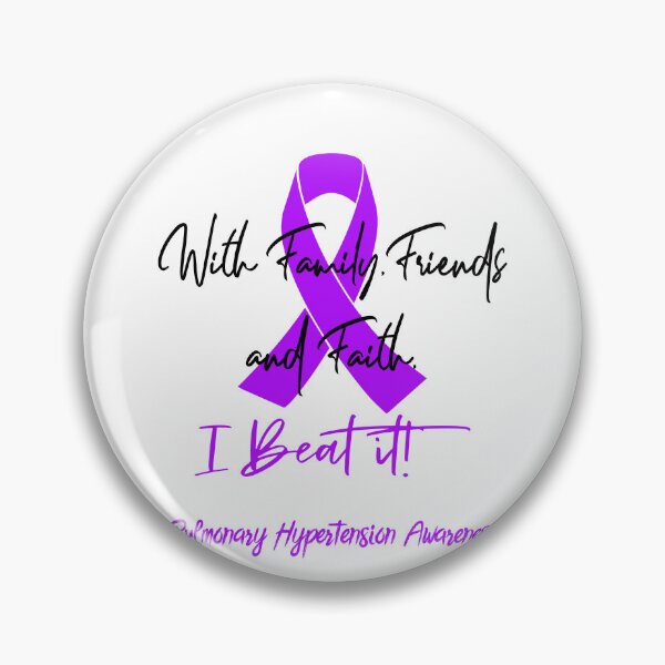 Item preview, Pulmonary Hypertension Warrior - With Family, Friends, and Faith - I BEAT IT! designed and sold by Robbsyn.