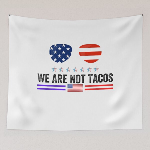 Item preview, We Are Not Tacos Funny Jill Biden designed and sold by MoMasry.