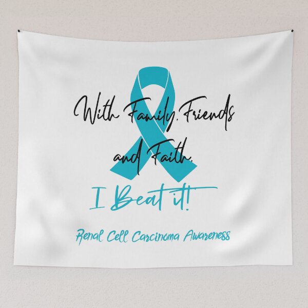 Item preview, Renal Cell Carcinoma Warrior - With Family, Friends, and Faith - I BEAT IT! designed and sold by Robbsyn.