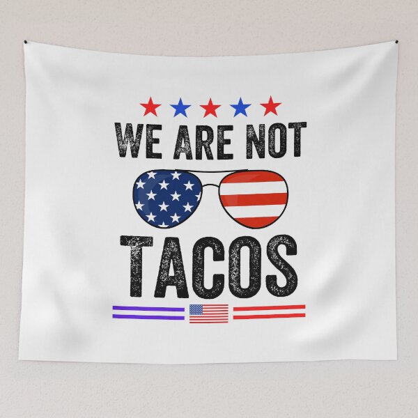 Item preview, We Are Not Tacos Funny Jill Biden designed and sold by MoMasry.
