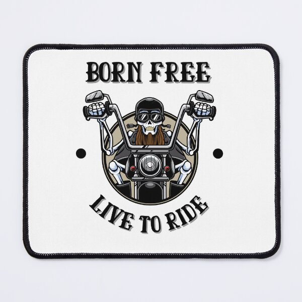 Item preview, Motorcycle Born Free Live to Ride designed and sold by meesara.