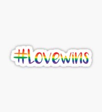 Lovewins Hashtage Pride Gay Love Sticker