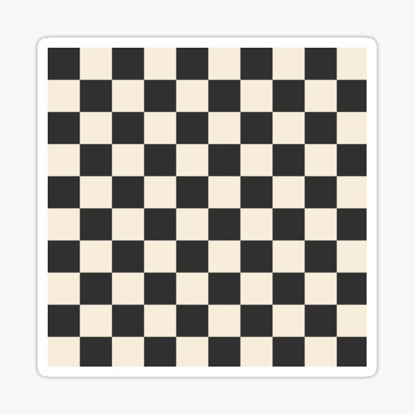 Vista previa del artículo con la obra «negro blanco a cuadros», diseñado y vendido por ind3finite.