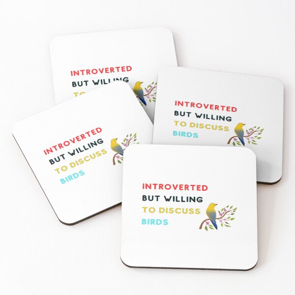 Item preview, Introverted But Willing To Discuss Birds designed and sold by Zakaria-4.