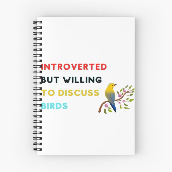 Item preview, Introverted But Willing To Discuss Birds designed and sold by Zakaria-4.