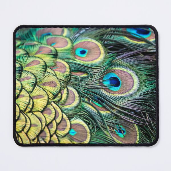 Item preview, peafowl feathers close up blue and green pattern designed and sold by CHOOSEYOURS SHOP.
