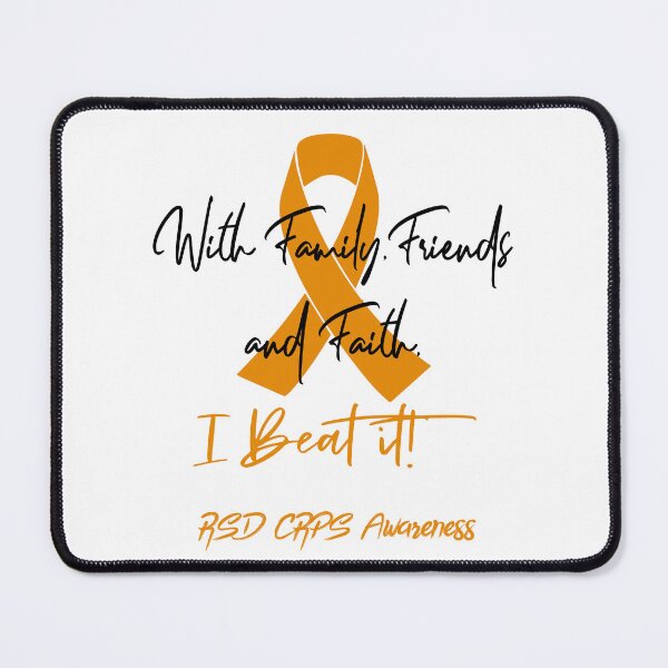 Item preview, RSD CRPS Warrior - With Family, Friends, and Faith - I BEAT IT! designed and sold by Robbsyn.