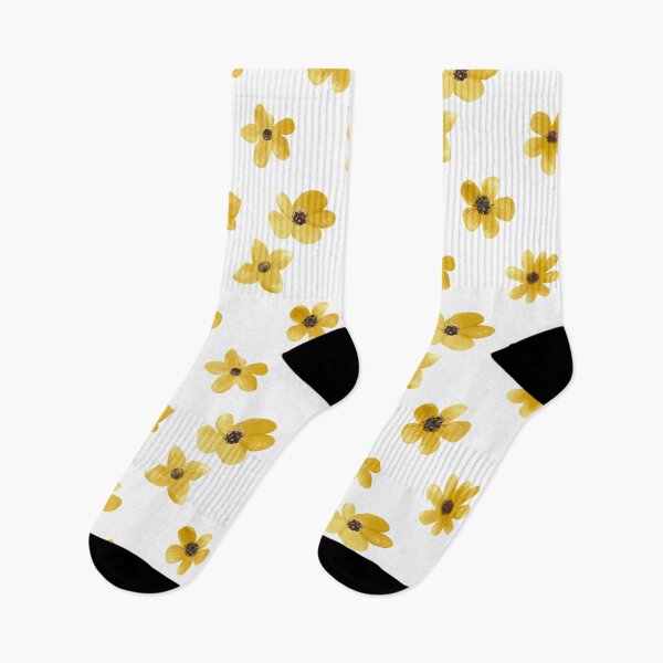 Item preview, Pretty Yellow Watercolor Flowers designed and sold by silviaol.