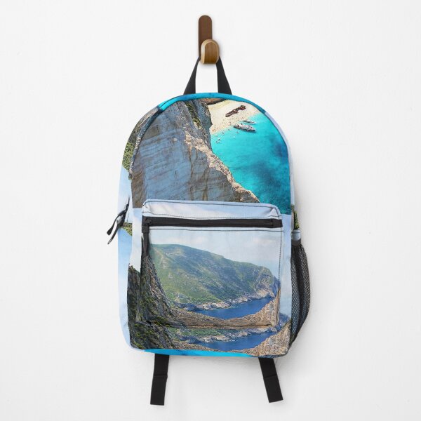 Item preview, Santorini, Greece, Shipwreck Island, Turquoise Blue Sea designed and sold by newburyboutique.