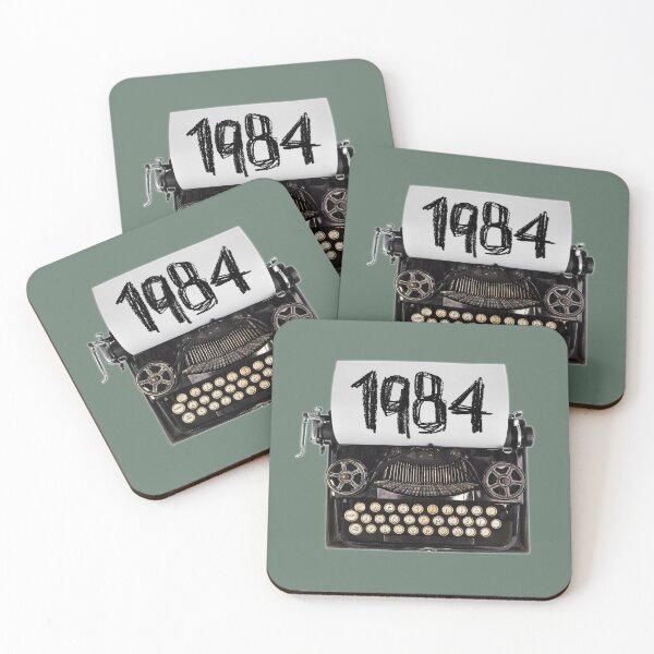 Item preview, 1984 Typewriter, Gift for Orwell Fan, Writer or born in 1984 designed and sold by badlydrawnbabe.
