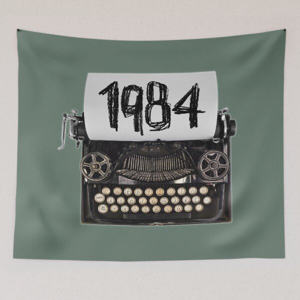 Item preview, 1984 Typewriter, Gift for Orwell Fan, Writer or born in 1984 designed and sold by badlydrawnbabe.