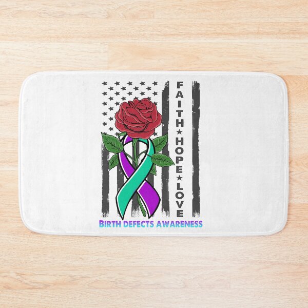 Item preview, Faith Hope Love Birth defects Awareness Amarican Flag designed and sold by Kohend.