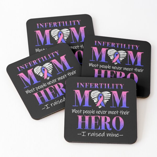 Item preview, Proud Infertility Mom HERO I Raised Mine designed and sold by Mnrshirley.