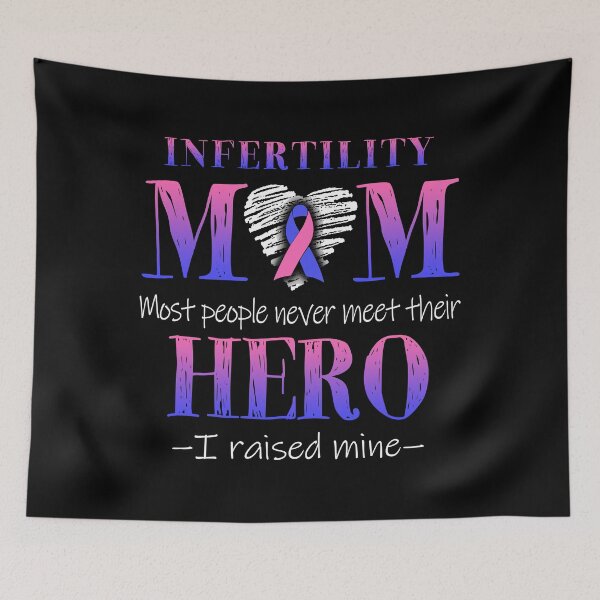 Item preview, Proud Infertility Mom HERO I Raised Mine designed and sold by Mnrshirley.