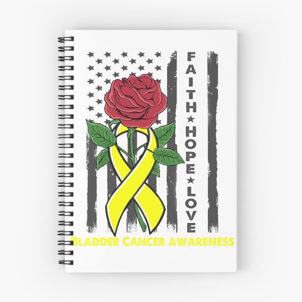 Item preview, Faith Hope Love Bladder Cancer Awareness Amarican Flag designed and sold by Kohend.