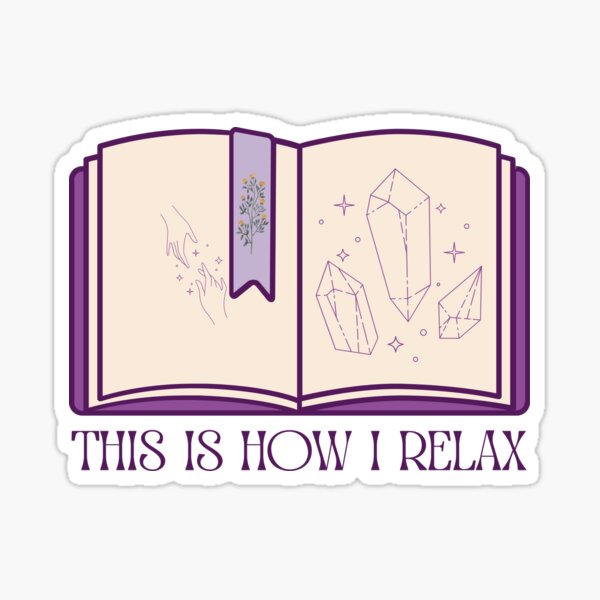 Artikel-Vorschau von Beim Lesen entspanne ich | Bibliotherapie, designt und verkauft von seraphmars.