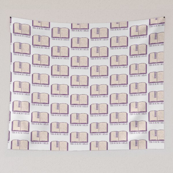 Item preview, Reading is How I Relax | Bibliotherapy designed and sold by seraphmars.