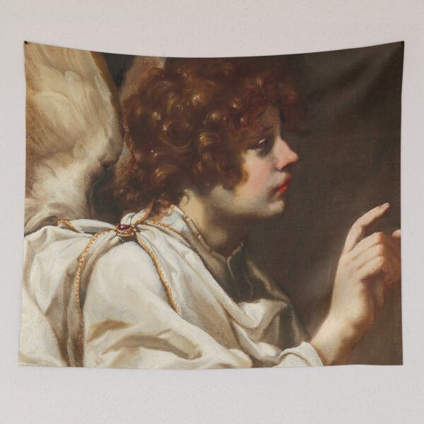 Item preview, The Angel of the Annunciation | Jacopo Vignali | 1620 Renaissance Gospel Biblical Art designed and sold by CJET.