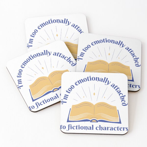 Item preview, I'm Too Emotionally Attached to Fictional Characters designed and sold by seraphmars.