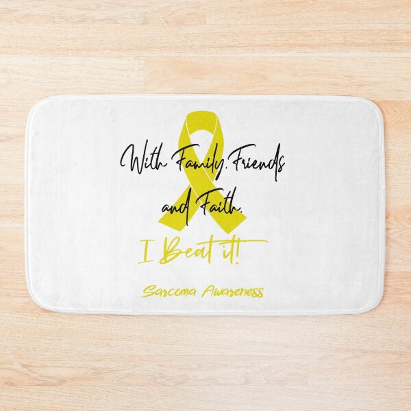 Item preview, Sarcoma Warrior - With Family, Friends, and Faith - I BEAT IT! designed and sold by Robbsyn.