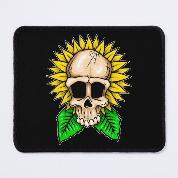 Item preview, Sunflower Skull Head designed and sold by LaughinBones.