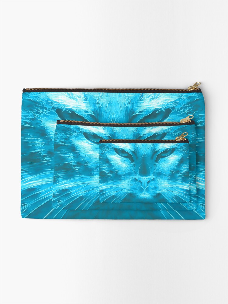 Alternate view of LightCyan Zipper Pouch