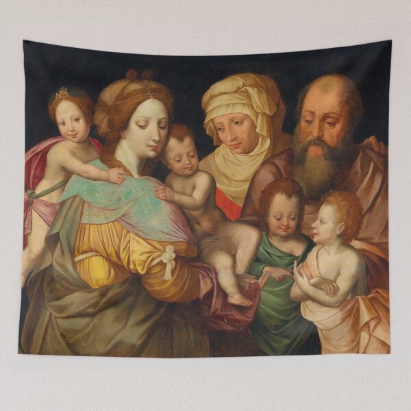 Item preview, The Holy Kinship | Vincent Sellaer | 1540 Renaissance Gospel Biblical Art designed and sold by CJET.