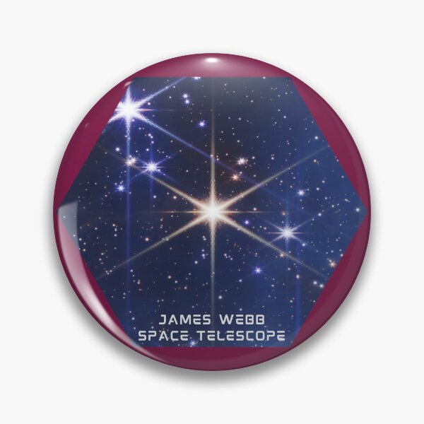 Item preview, James Webb Space Telescope Star Diffraction Spikes Hexagon designed and sold by toadsforall.
