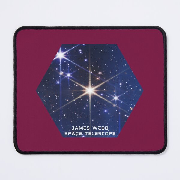 Item preview, James Webb Space Telescope Star Diffraction Spikes Hexagon designed and sold by toadsforall.