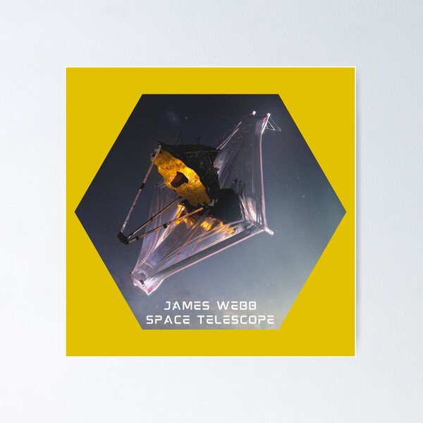 Item preview, James Webb Space Telescope Hexagon designed and sold by toadsforall.