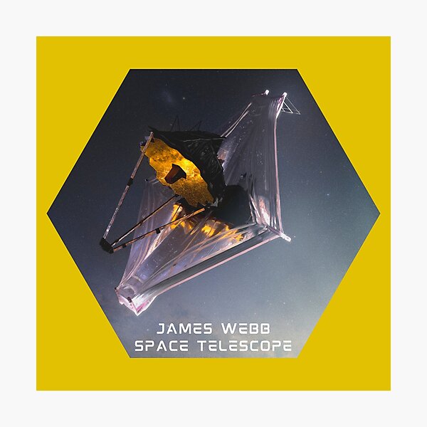 Item preview, James Webb Space Telescope Hexagon designed and sold by toadsforall.