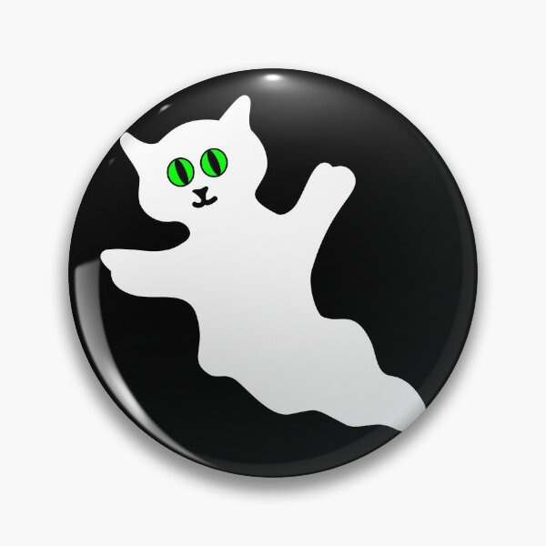 Artikelvorschau, Katzen-Geist-T-Shirt entworfen und verkauft von HalloweenThings.