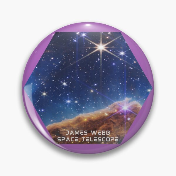 Item preview, James Webb Space Telescope Cosmic Cliffs Hexagon designed and sold by toadsforall.