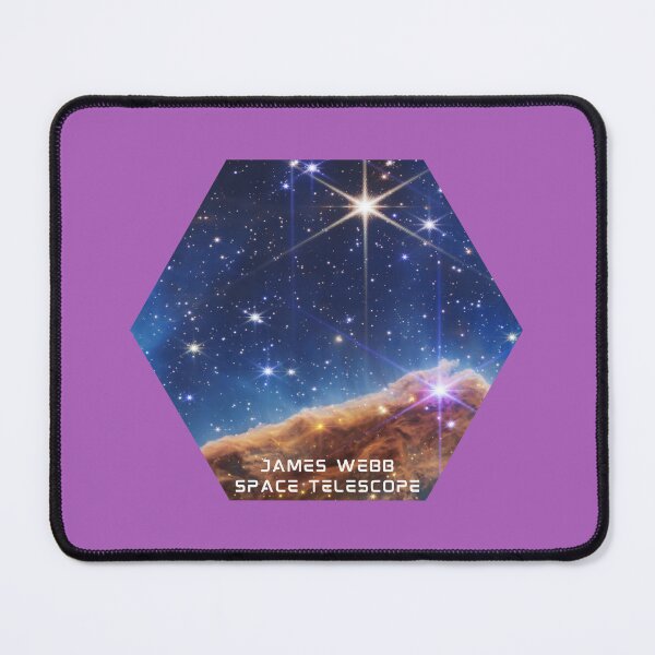 Item preview, James Webb Space Telescope Cosmic Cliffs Hexagon designed and sold by toadsforall.