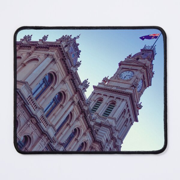 Item preview, Squeezing it into Frame - Old Town Hall Bendigo with Sunrise Backlight designed and sold by Steven Jodoin.