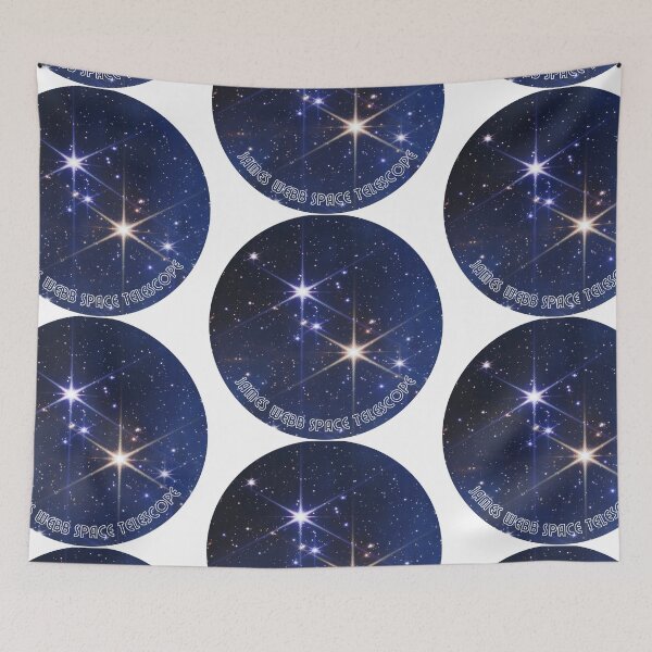Item preview, James Webb Space Telescope Star Diffraction Spikes designed and sold by toadsforall.