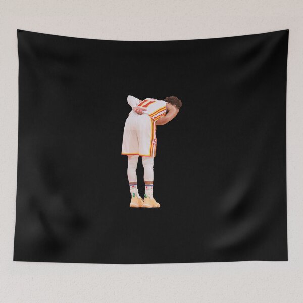Item preview, Trae Young Bow Basketball Champions Sticker designed and sold by monica45je.